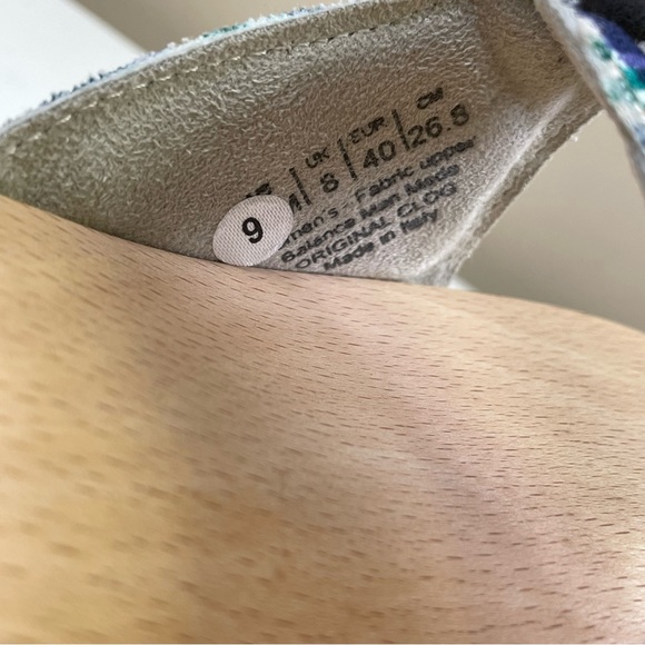 GANNI x Dr. Scholl’s Wooden Clog Sandals in Blue Iris Size 9 New in Box - Picture 11 of 14